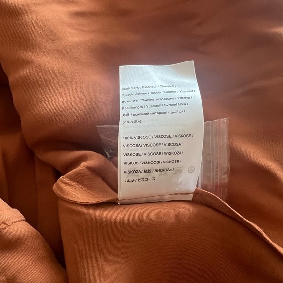 Farm Rio Caramel Cutout Front-Tie Satin Midi Dress - Picture 8 of 15